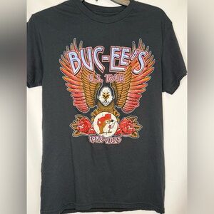 Buc-ee’s U.S. Tour Graphic Tee Size S Black Eagle Vintage Style Shirt 1982–2023